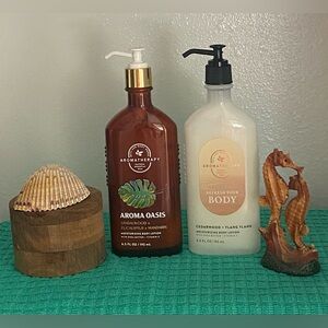 NWT.. BBW-2 AROMATHERAPY MOISTURIZING BODY LOTION PUMP BOTTLES
